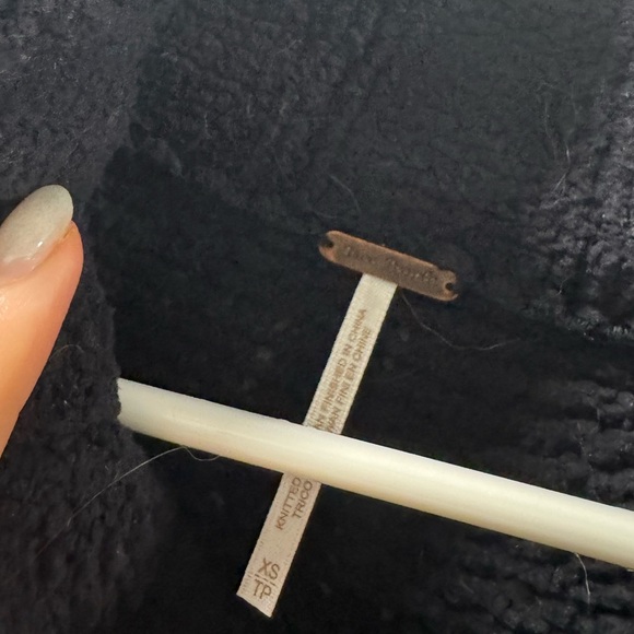 Free People Black Cowl Neck Chunky Sweater - Picture 4 of 6